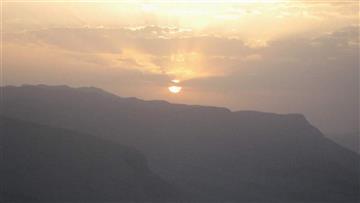 غروب دریاچه گهر