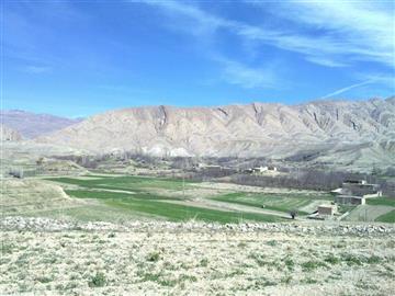 دشت،کوه،آسمانی زیبا در کوران