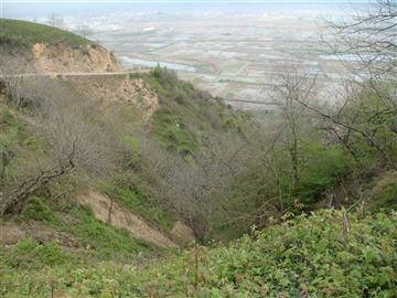 نمای دشت لیلاکوه و جاده ای زیبا