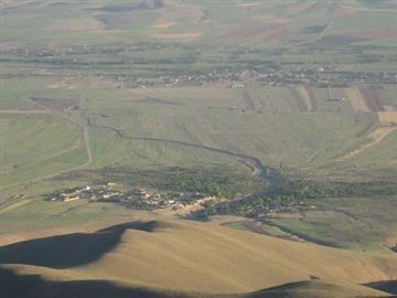 موقعیت طبیعی روستای آقداش از بخش نوبران شهرستان ساوه