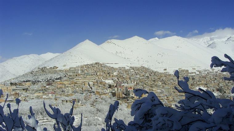 پاوه در لباس زمستان