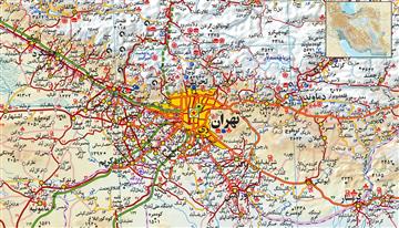 نقشه راههای ایران