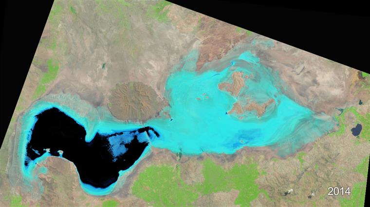 دریاچه ارومیه درحال محو شدن است