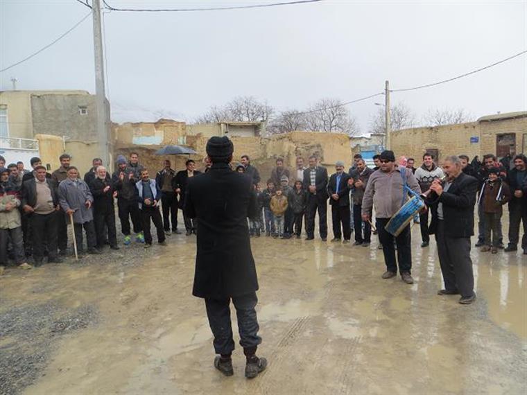 دهم بهمن و برپایی مراسم کوسه ناقالی در روستای خان آباد