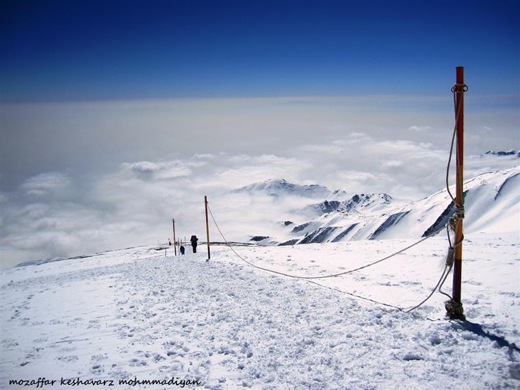 طبیعت زمستانی ارتفاعات تهران