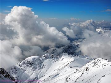 طبیعت زمستانی ارتفاعات تهران