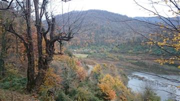 روستای لپه سرا در لباس پاییز