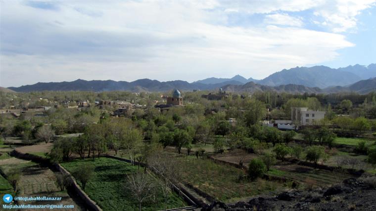 نمایی از روستای افوشته