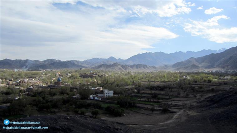 نمایی از روستای افوشته