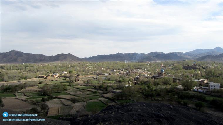 نمایی از روستای افوشته