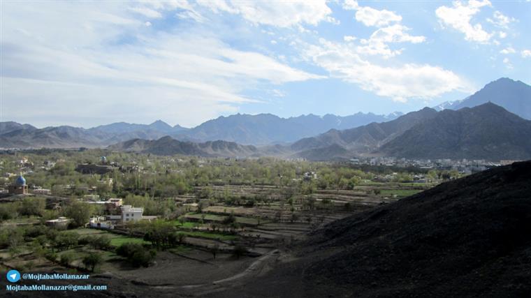 نمایی از روستای افوشته