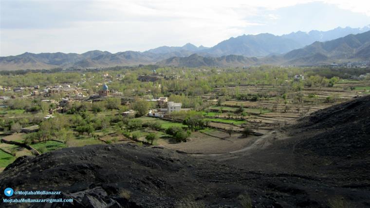 نمایی از روستای افوشته