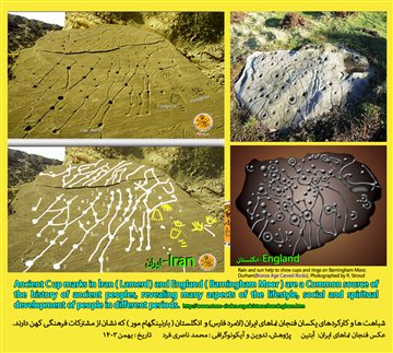 همگونی و کارکردهای یکسان فنجان نماها و کاسه سنگ های کهن ایران و انگلستان؟!