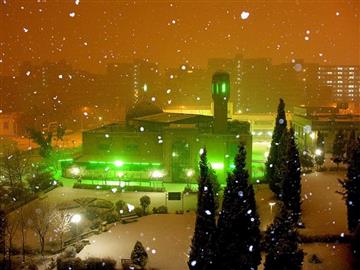 برف و مسجد
